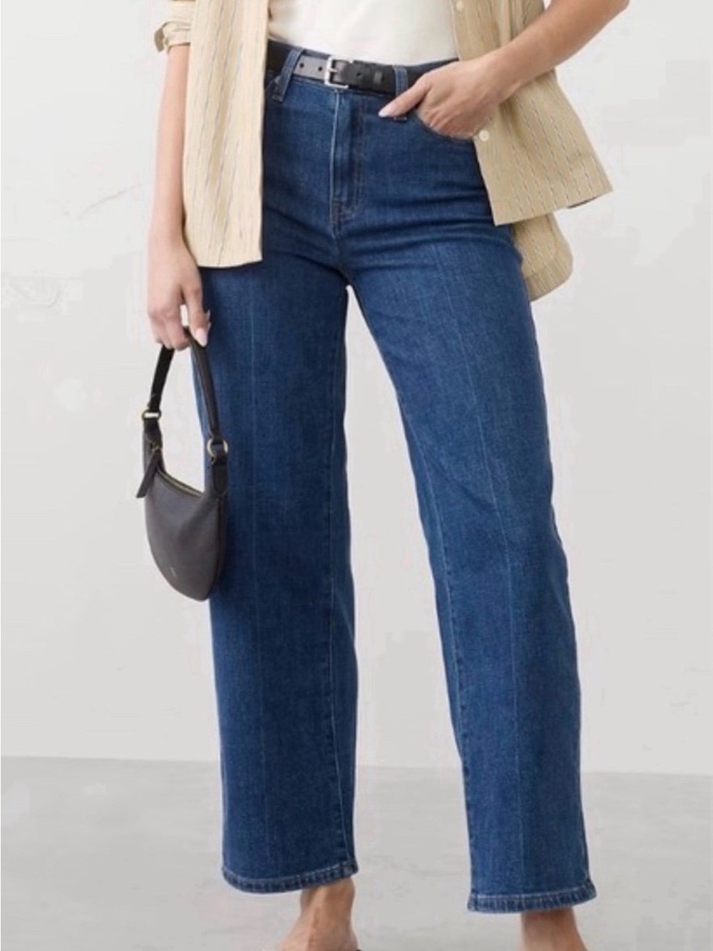 Banana republic straight ankle high-rise jean Size 27